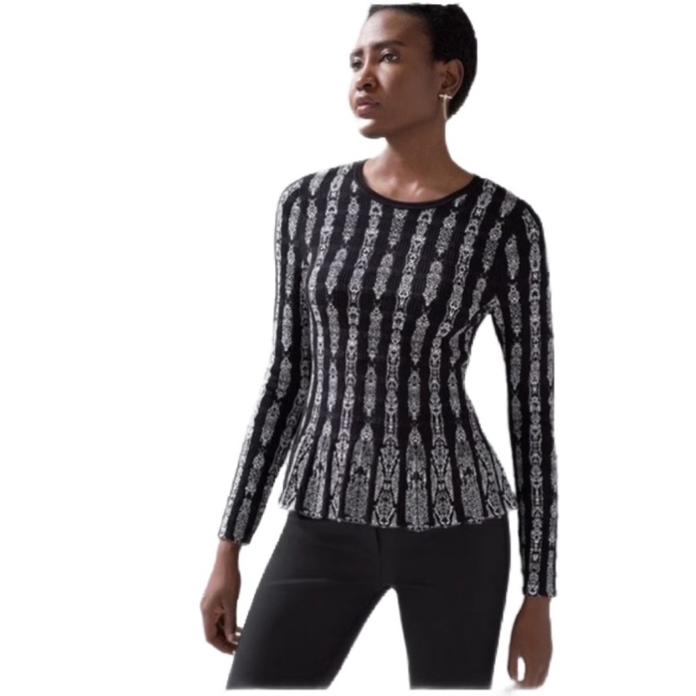 WHBM Peplum Sweater Size XS